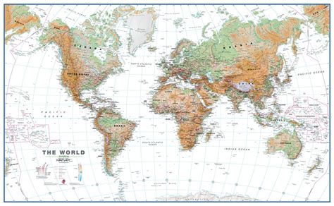 Free Physical Maps Of The World Mapswirecom World Physical Maps Guide