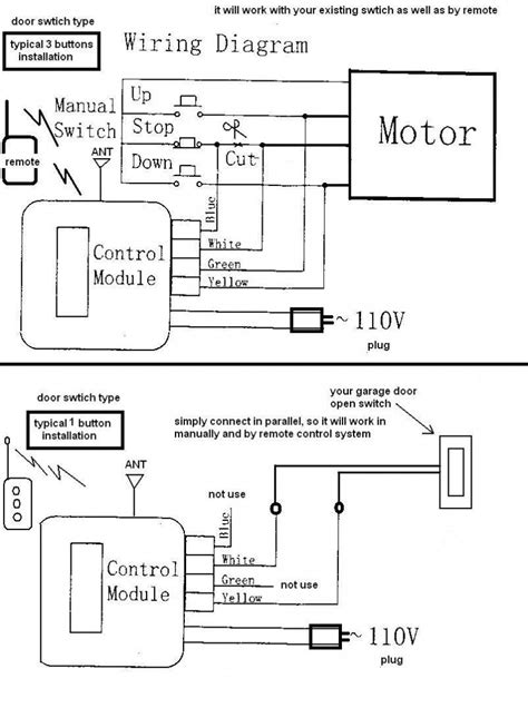 Garage Door Opener Sensor Wiring Diagram