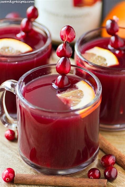 Cranberry Mulled Wine Swanky Recipes