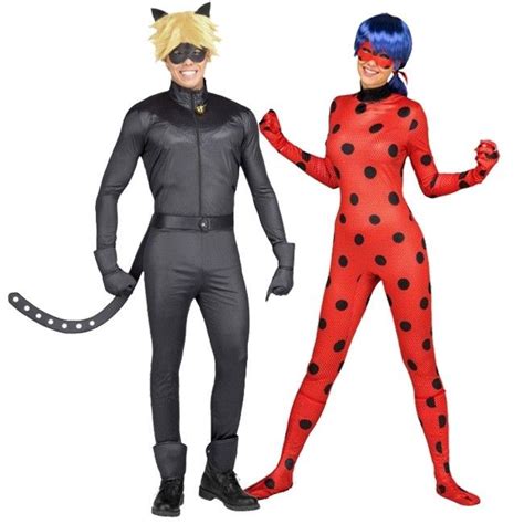 Pareja Ladybug Y Cat Noir Deguisement Deguisement Couple Costume Marié