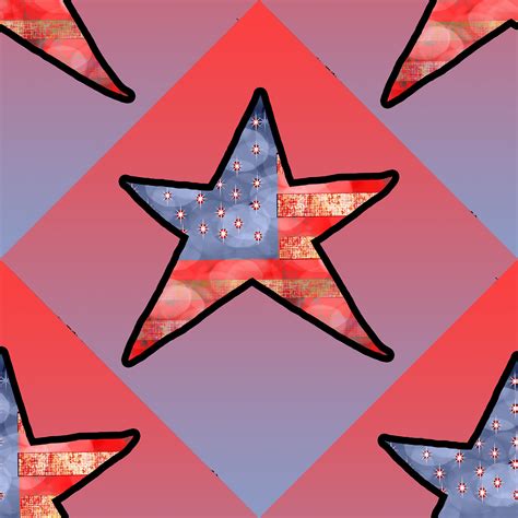 American Flag Star Pattern On Behance