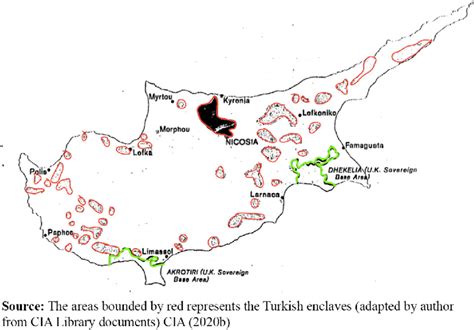 Cypriot Turk Enclaves 1963 1974 Download Scientific Diagram