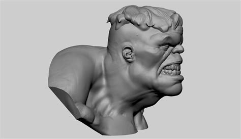 Artstation Hulk Bust Resources