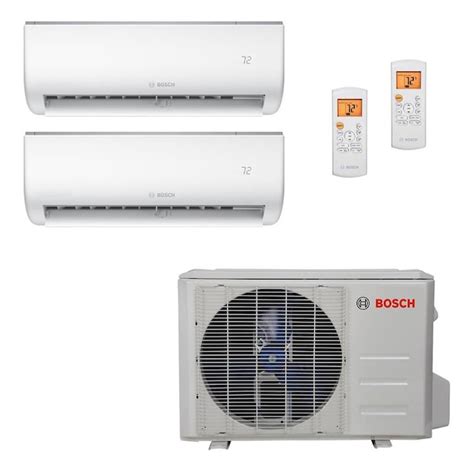 Bosch 27000 Btu 1050 Sq Ft Dual Ductless Mini Split Air Conditioner