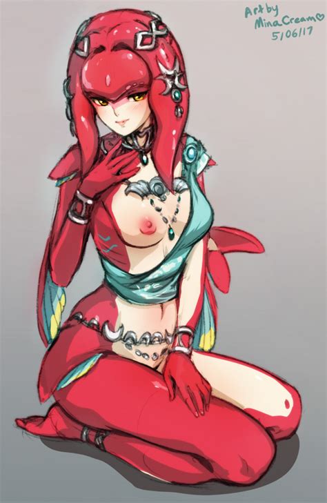Daily Sketch Mipha By Minacream Hentai Foundry
