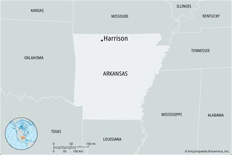 Harrison Arkansas Population And Map Britannica