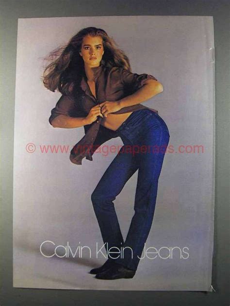 1980 Calvin Klein Jeans Advertisement Calvin Klein Ads Brooke