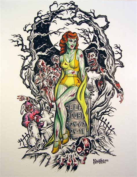 Zombie Pinup Zombie Girl Tattoos