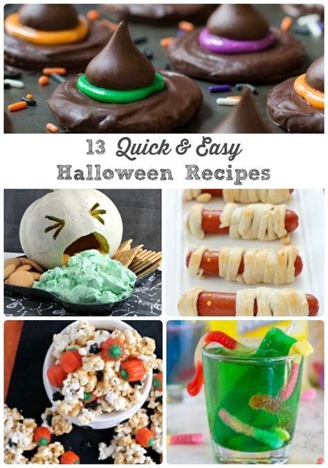 13 Quick And Easy Last Minute Halloween Recipes Easy