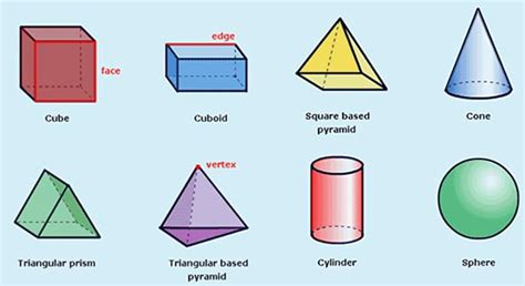 Any of the sides could be considered the base. Three Dimensional Shapes Questions for Tests and ...