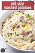 Red Skin Mashed Potatoes | Recipe | Red skin mashed potatoes, Easy ...