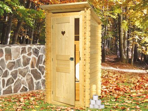 Dřevěné WC BPP, zahradní toaleta, síla stěny 21 mm. Výrobce 3