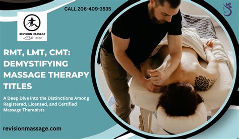 Rmt Lmt Cmt Demystifying Massage Therapy Titles Revision Massage