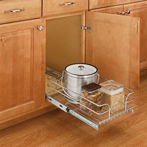 Rev A Shelf 15 Inch Wide 20 Inch Deep Base Kitchen Cabinet Pull Out