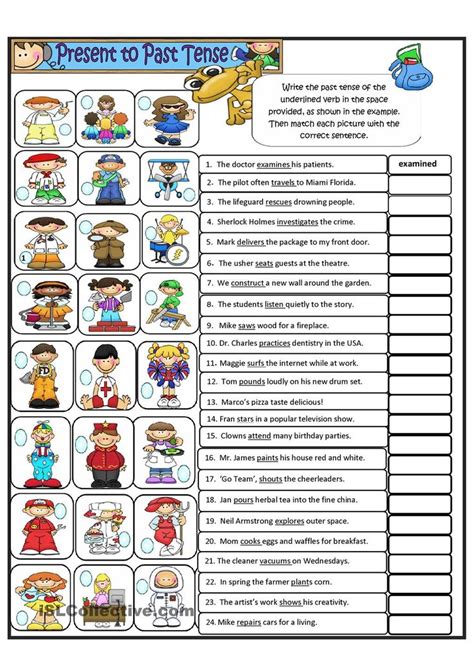 Any auxiliary verbs aren't used in positive sentences and the second form of the verb is used. Simple Present tense to Simple Past tense - Regular Verbs ...