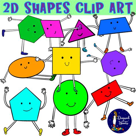 2d Shapes Clip Art Clip Art Shapes Character Clip Art