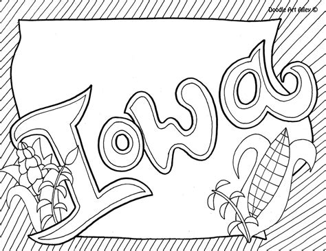 Coloring pages are a great way to focus your child's mind on the topic of conversation. United States Coloring Pages - Classroom Doodles