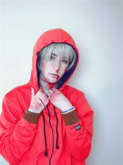 Kenny Cosplay Warning Fake Blood South Park Amino