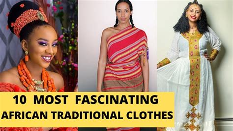Traditional African Clothing That Identifies African Tribes At A
