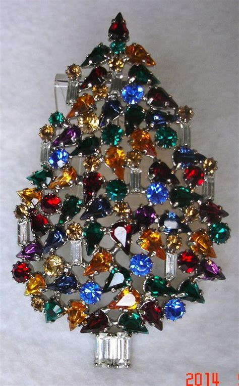 Vintage Christmas Tree Pin Holiday Jewelry Artofit
