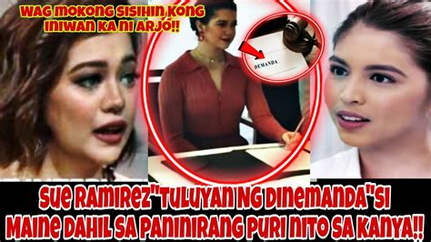 Lagot Na Sue Ramirez Idedemanda Si Maine Mendoza Dahil Sa Paninirang