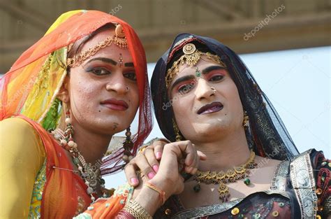 Hijras Peuple Saint Ce Qu On Appelle Troisième Sexe à Pushkar Camel équitable Inde