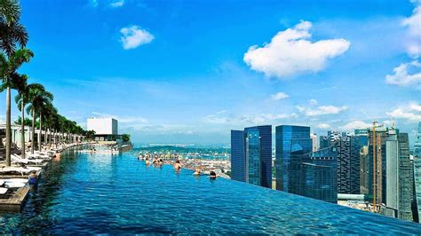 Movers Move Infinite Pool Hotel Marina Bay Sands Singapore