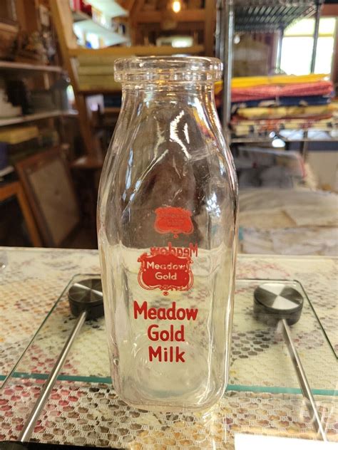 Meadow Gold Milk Bottle Ebay