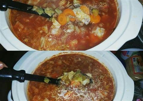 Hamburger cabbage soup recipe (page 1) country cabbage soup skinny southern recipes recipe in 2020 cabbage and beef soup recipe these pictures of this page are about:hamburger cabbage soup. Hamburger Cabbage Soup Recipe by Kari Campos🥑🌶 - Cookpad