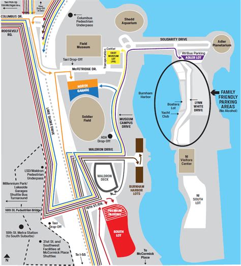Chicago Bears Parking Your Guide To Soldier Field Parking