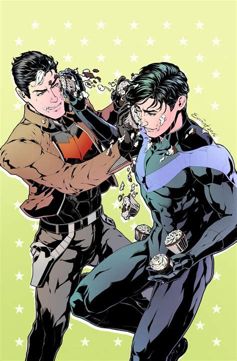 Jason Todd And Dick Grayson Red Hood And Nightwing