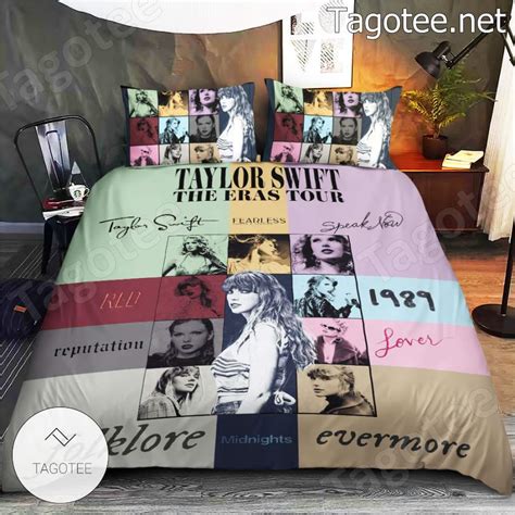 Taylor Swift The Eras Tour Albums Bedding Set Tagotee