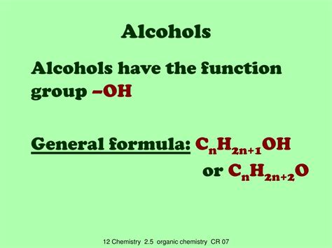 Ppt Alcohols Powerpoint Presentation Free Download Id4511443