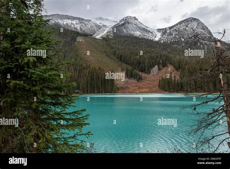 Emerald Lake Yoho National Park British Columbia Canada Stock Photo