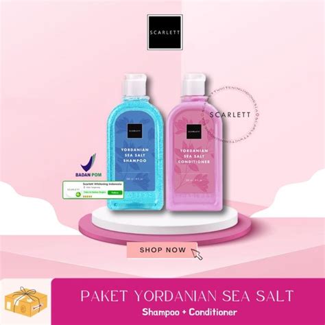 Jual Scarlett Scarlet Whitening Shampooconditioner Yordania Sea Salt