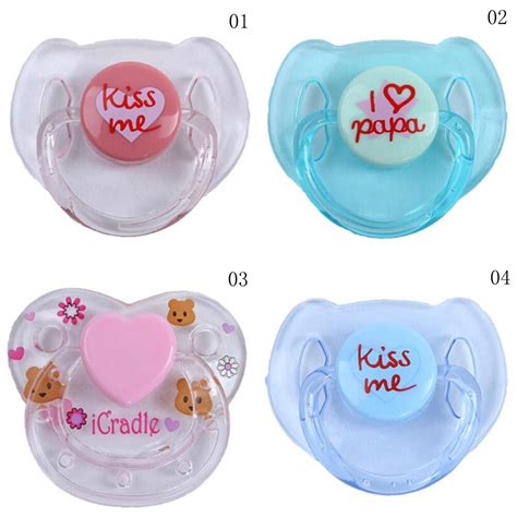 1pc Magnet Pacifiers For Reborn Baby Doll Handmade Diy Pacifiers