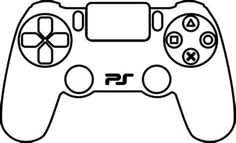 Download 28 Collection Of Playstation 4 Controller Drawing Draw A