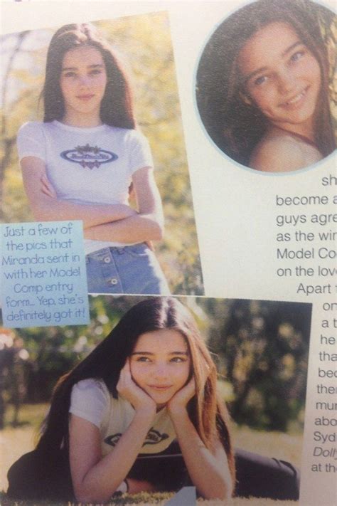 Reminder That Miranda Kerr Was Discovered At 13 By Dolly Magazine