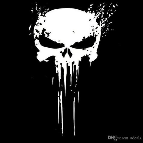 Black And White Punisher Logo Logodix