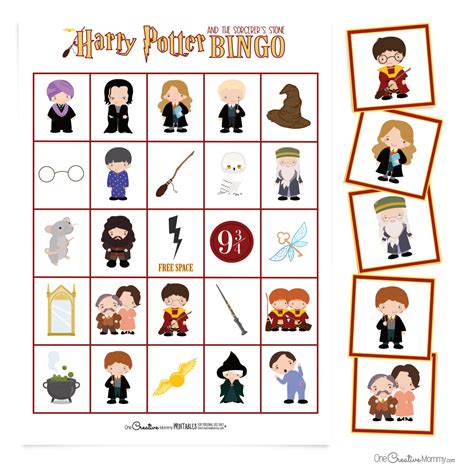 Harry Potter Bingo Free Printable