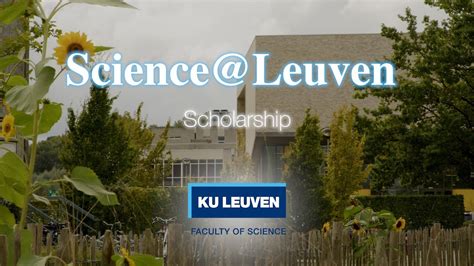 Science Leuven Fund Faculty Of Science Ku Leuven Youtube