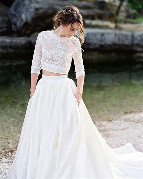 30 effortlessly chic wedding dresses with pockets weddingomania