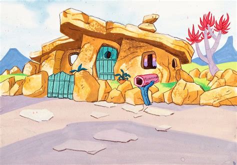 The Flintstones House Stock Key Background Animación Lote 92408