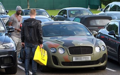 Garage Car Mario Balotelli And His Bentley Continental Gt Camouflage
