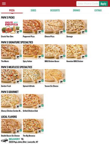 Remember the equation for the area of a circle? Papa John's Pizza for iPhone and iPad