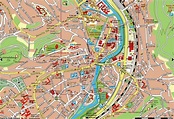 Karte von Marburg - Stadtplan Marburg
