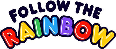 Follow The Rainbow Graphic Design Clipart Full Size Clipart
