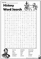 History Word Search- Monster Word Search