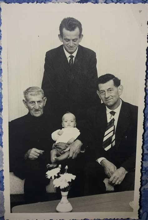 My Father With His Father Grandfather And Great Grandfather 1964 R