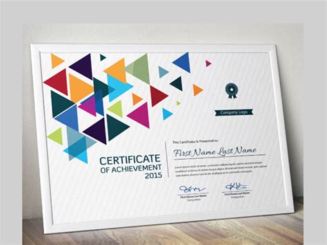 19 Most Creative Certificate Design Templates Modern Styles For 2021